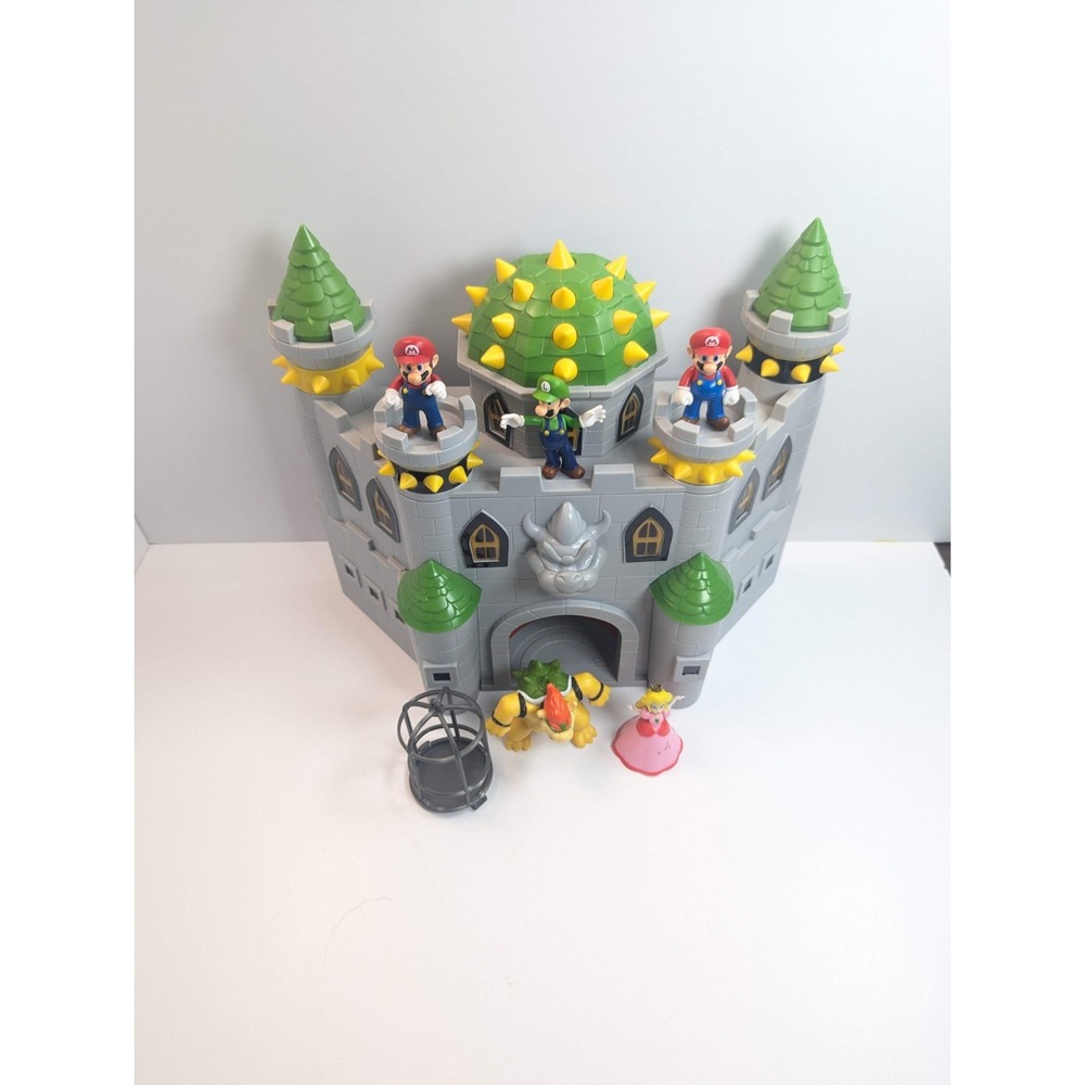 Jakks World Of Nintendo Super Mario BrosBowser's Castle With Figures